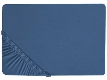 Formsydd laken JANBU 160 x 200 cm Bomull Marineblå v:5463366