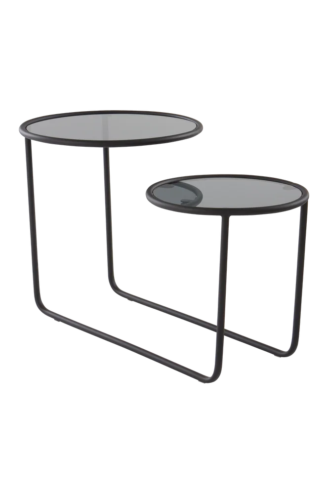 KALLO sidebord 81x45 cm - Svart m v:6576732