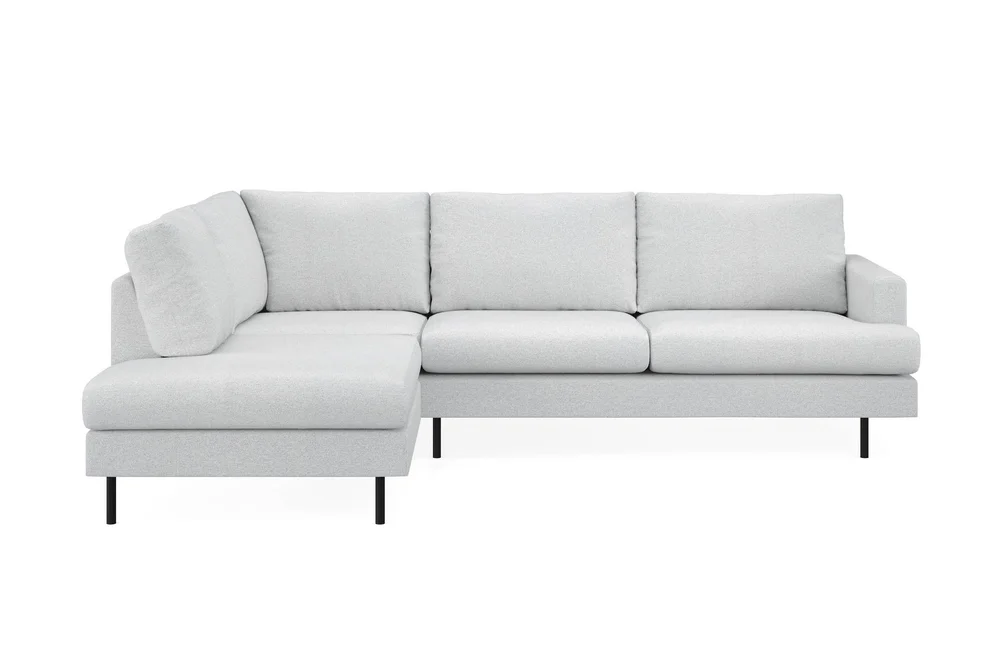 Menard Compact 4-seters Venstrevendt L-formet Sjeselongsofa i Stoff v:4255340