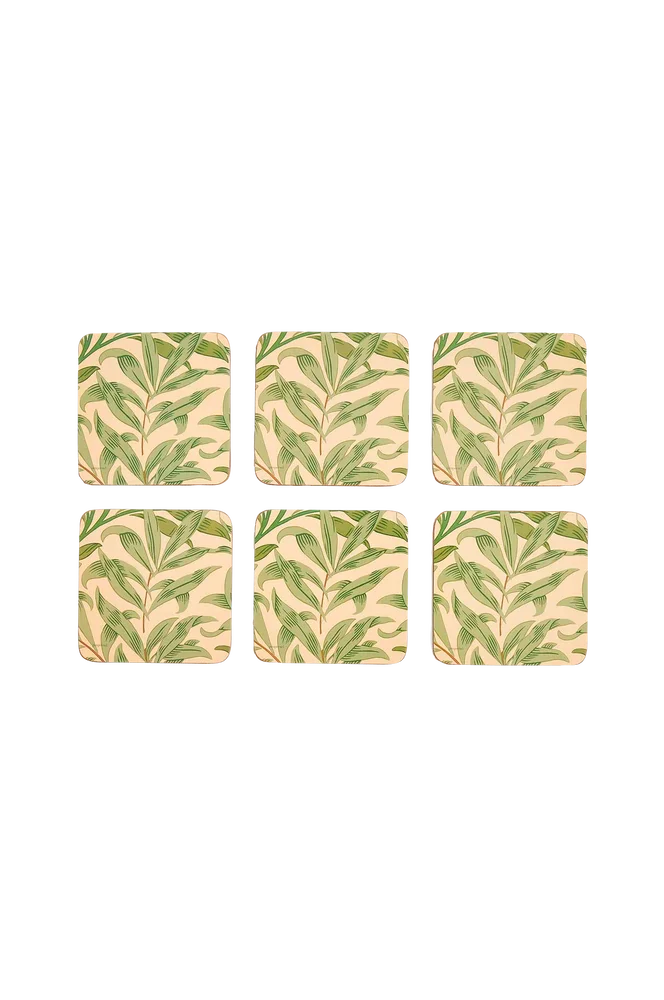 Glassbrikker Morris & Co Willow Bough Green 6-pk – Grønn – Kjøkken & husholdning | m v:8396032 Glassbrikker Morris & Co Willow Bough Green 6-pk – Grønn – Kjøkken & husholdning | m v:8396032