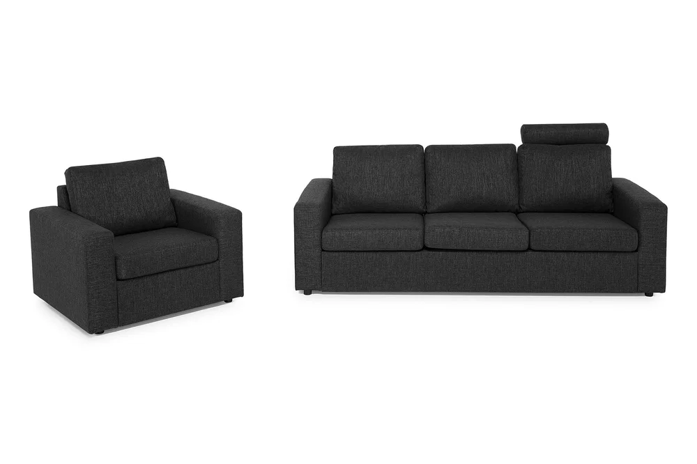 Crazy Sofagruppe 3-seters Sofa + Lenestol i Stoff v:4457521