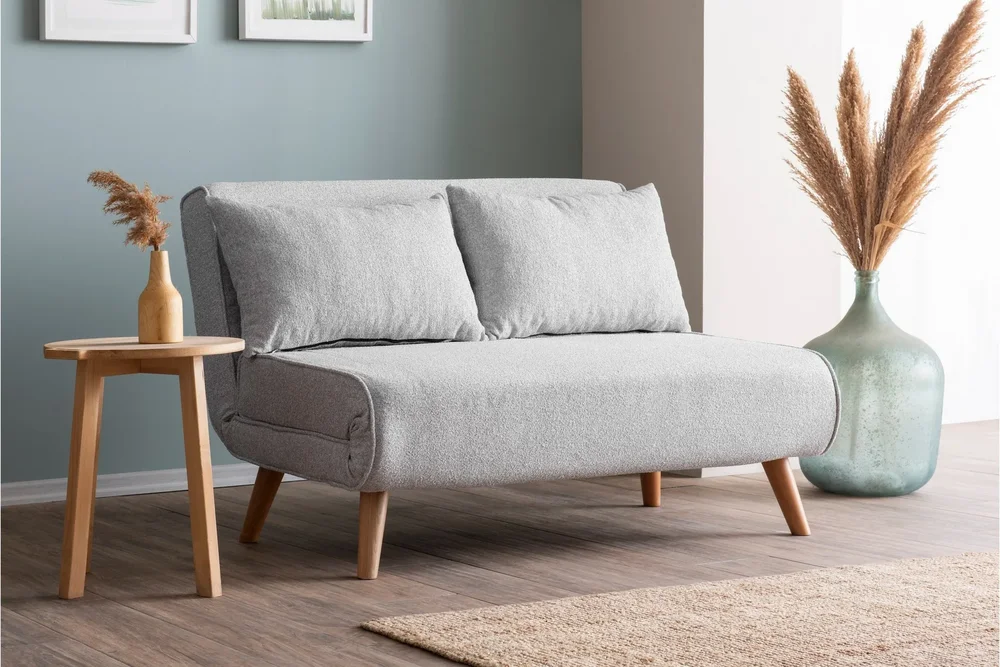 Folde Teddy Sovesofa Grå v:1120700