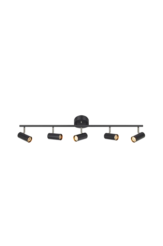Taklampe BARCELONA 5L - Svart - Belysning | m v:8690569