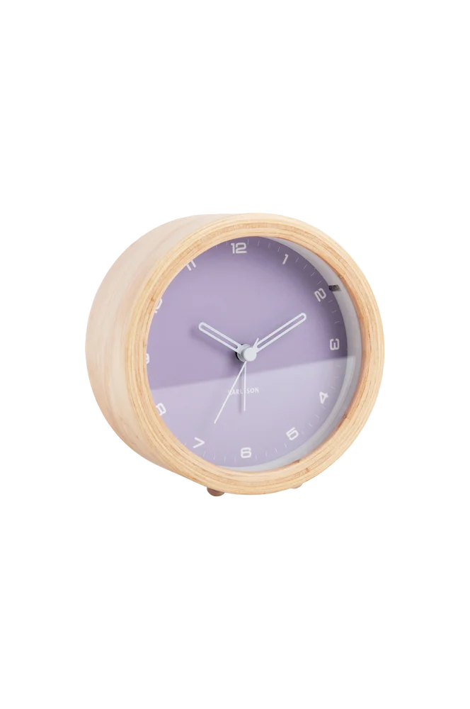 Vekkerklokke Gentle - Lilla - Dekor | m v:6767715