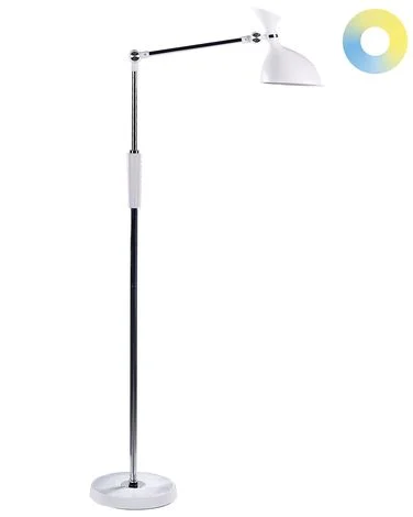 LED-gulvlampe ANDROMEDA Med dimmer Metall Hvit v:7916437 LED-gulvlampe ANDROMEDA Med dimmer Metall Hvit v:7916437