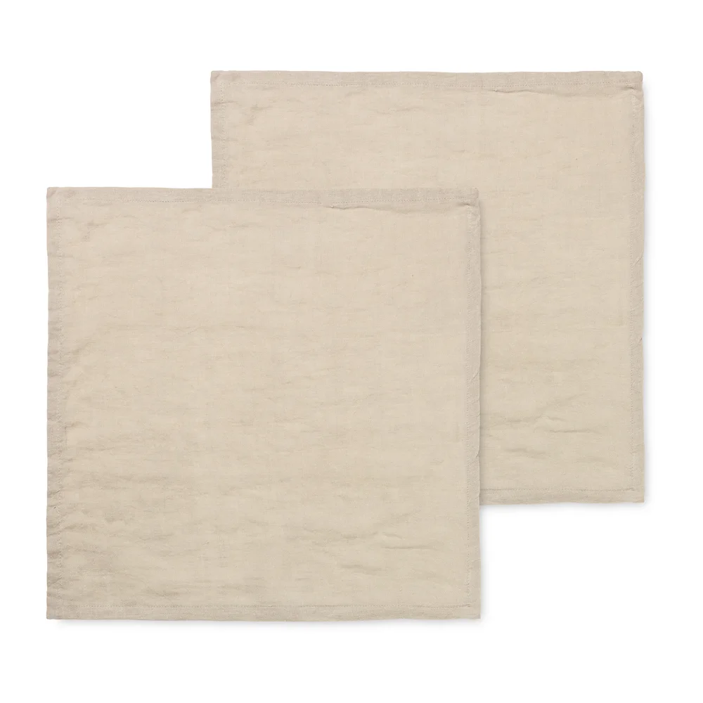 Ferm Living linservietter 2-pakning v:4471956 Ferm Living linservietter 2-pakning v:4471956