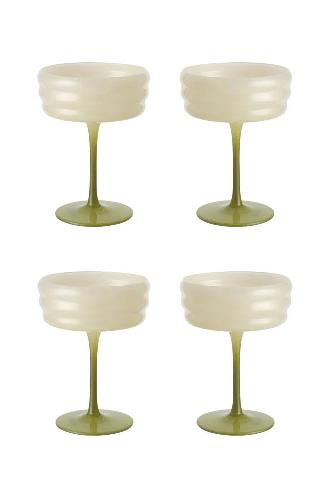 Cocktailglass Lemon 4-pakning – Gul – Kjøkken & husholdning | m v:5422106