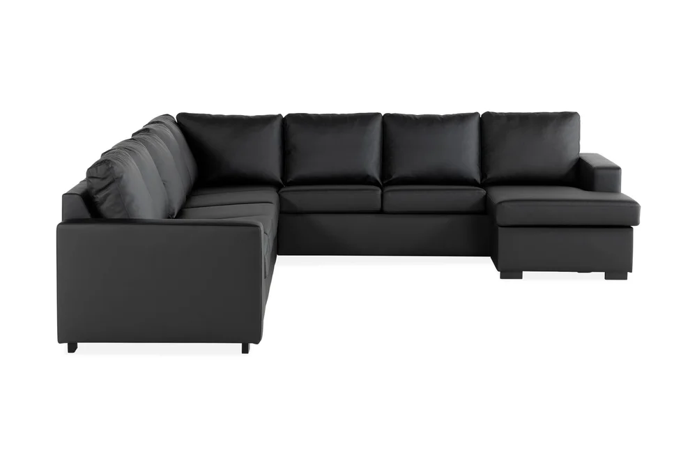 Crazy 7-seters Høyrevendt U-formet XX-Large Hjørnesofa med Divan i Kunstlær v:6858106 Crazy 7-seters Høyrevendt U-formet XX-Large Hjørnesofa med Divan i Kunstlær v:6858106