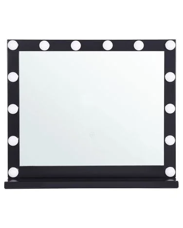 Speil til sminkebord LED BEAUVOIR Svart v:7614471 Speil til sminkebord LED BEAUVOIR Svart v:7614471