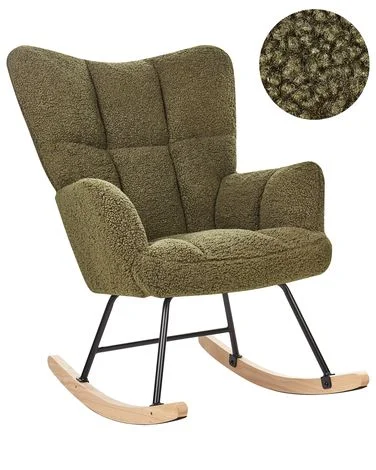 Gyngestol OULU Bouclé Mørkegrønn v:5300494 Gyngestol OULU Bouclé Mørkegrønn v:5300494