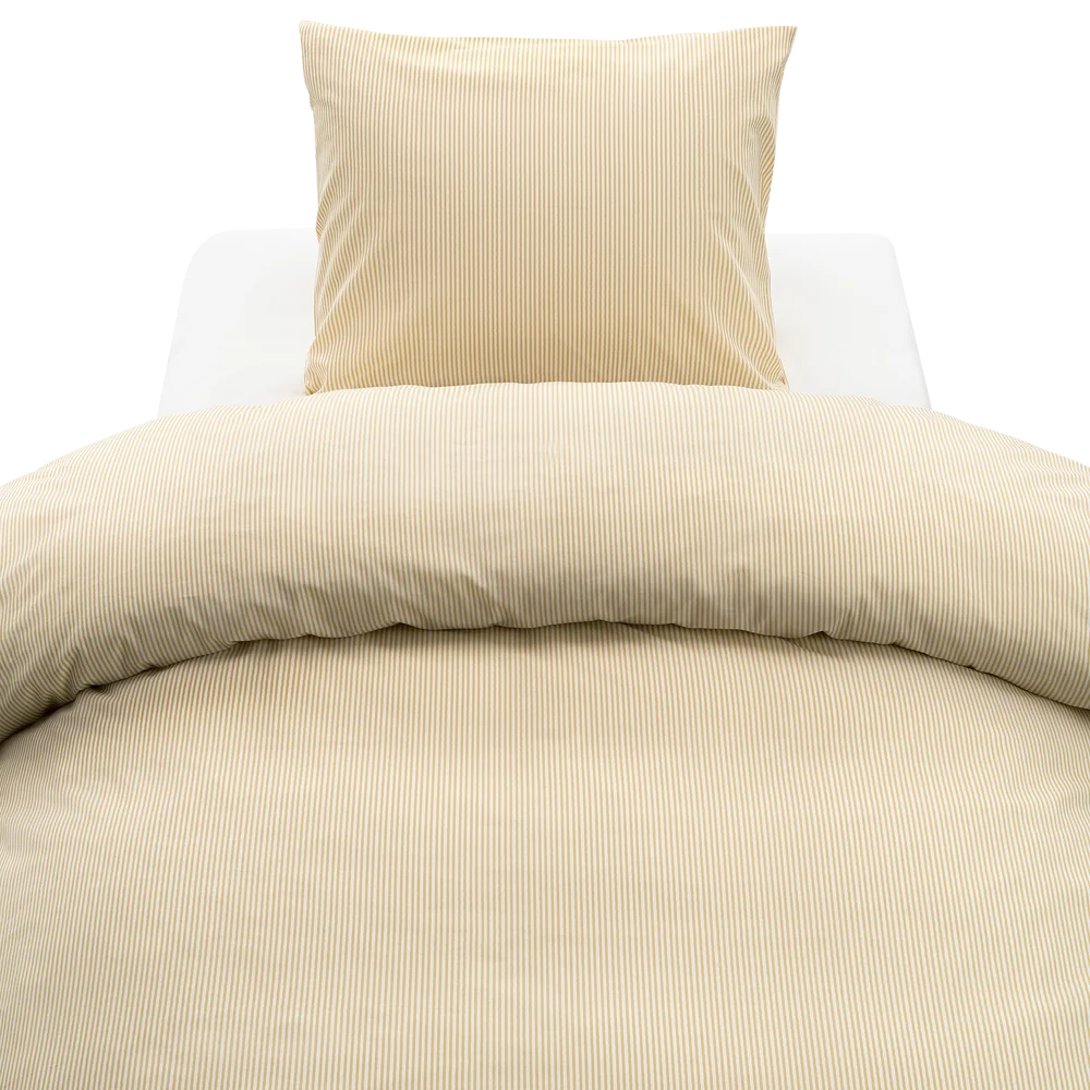 2-delt Sett Thelma Stripe – Gul – Tekstiler | m v:4519654 2-delt Sett Thelma Stripe – Gul – Tekstiler | m v:4519654