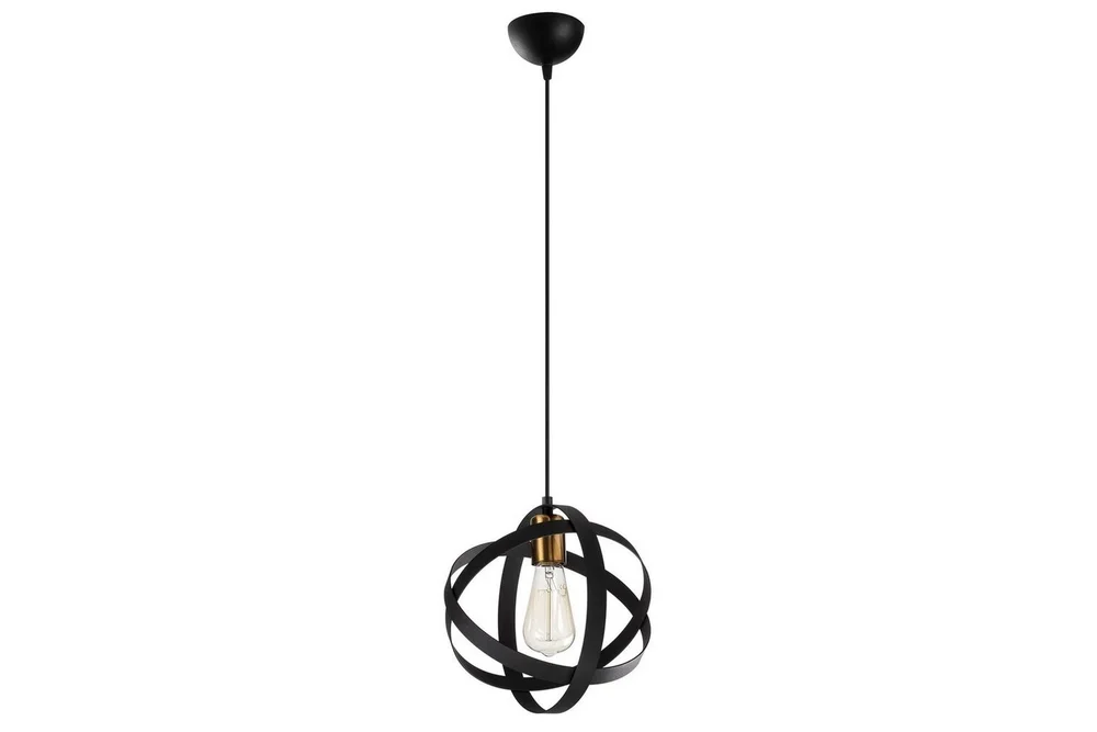 Taklampe Voroa Svart / Antikk v:4975344