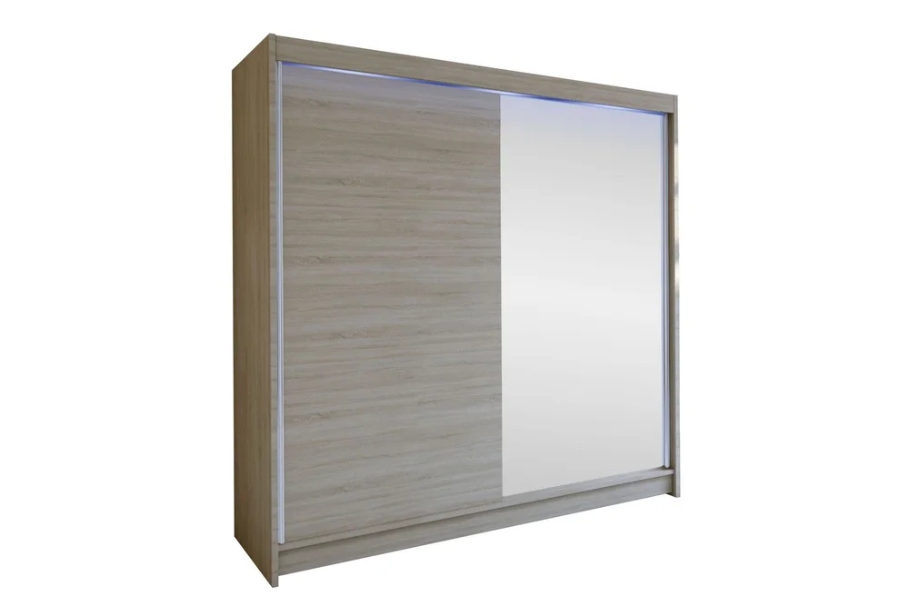 Canderbury Garderobe Med Speil 180x215 cm v:6429094