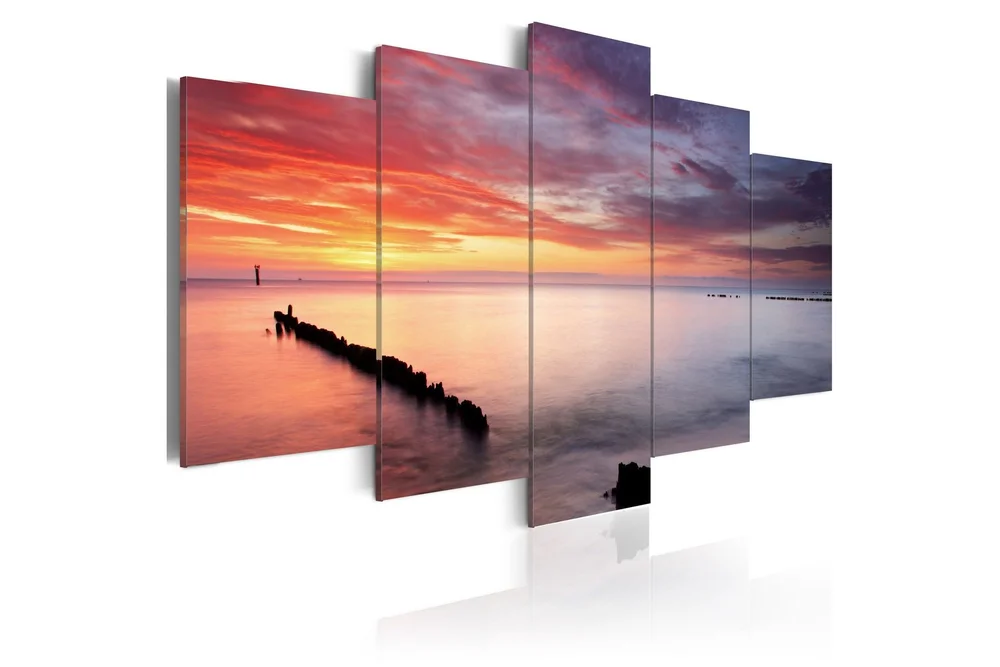Bilde Play Of Colors At The Sea 200x100 v:2659826