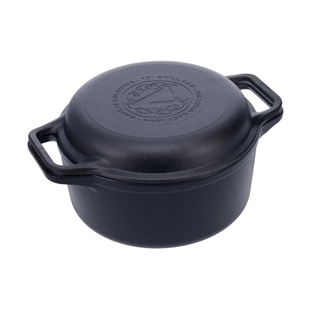 Gryte og grillpanne støpejern pre-seasoned v:9204916 Gryte og grillpanne støpejern pre-seasoned v:9204916