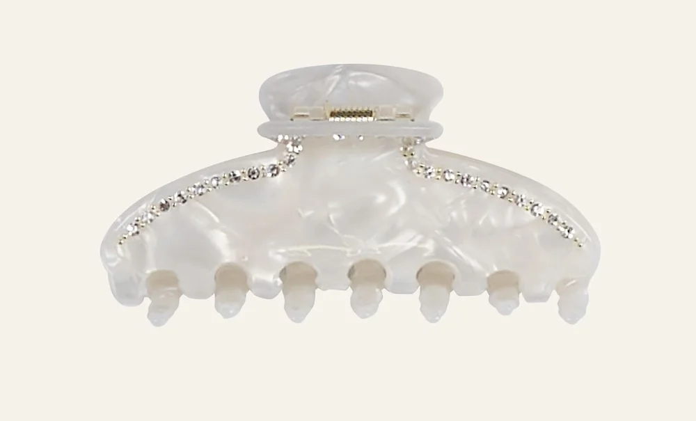 Hårklype offwhite – 4,2×8,8×3,8 cm v:5326647