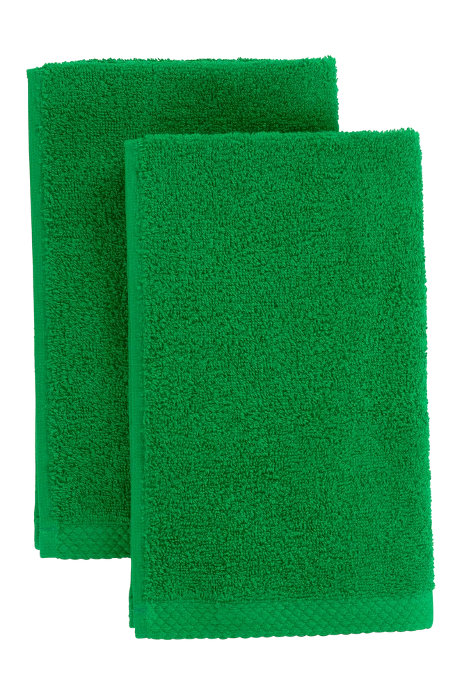 DARCY håndkle 2-pakning 30×50 cm – Grønn – Tekstiler | m v:9626869