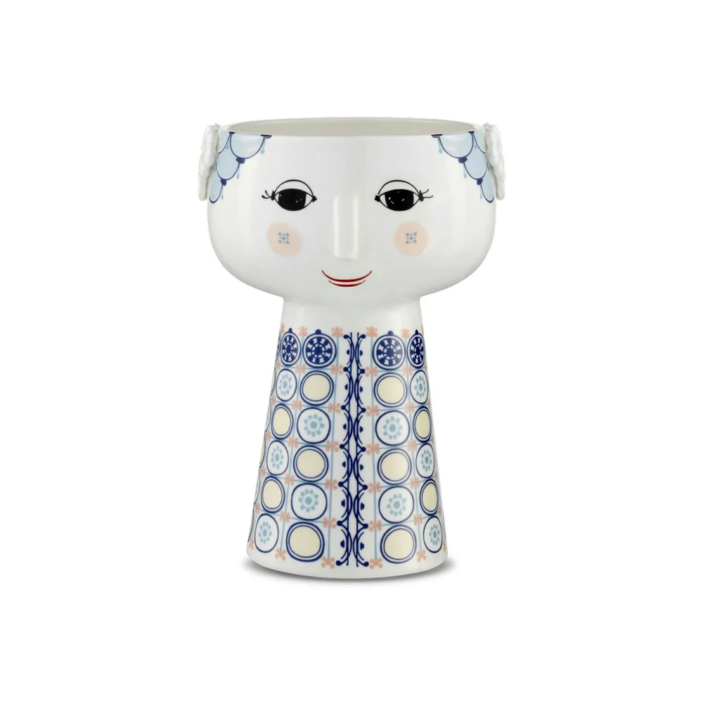 Eva Vase Blue, 12,5 cm v:477963 Eva Vase Blue, 12,5 cm v:477963