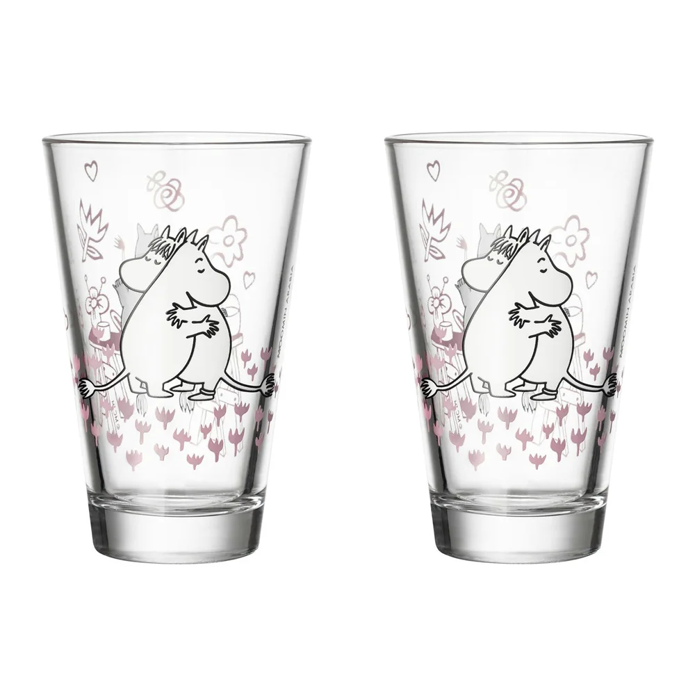 Moomin Glass 2-pk Love 30 v:6329688