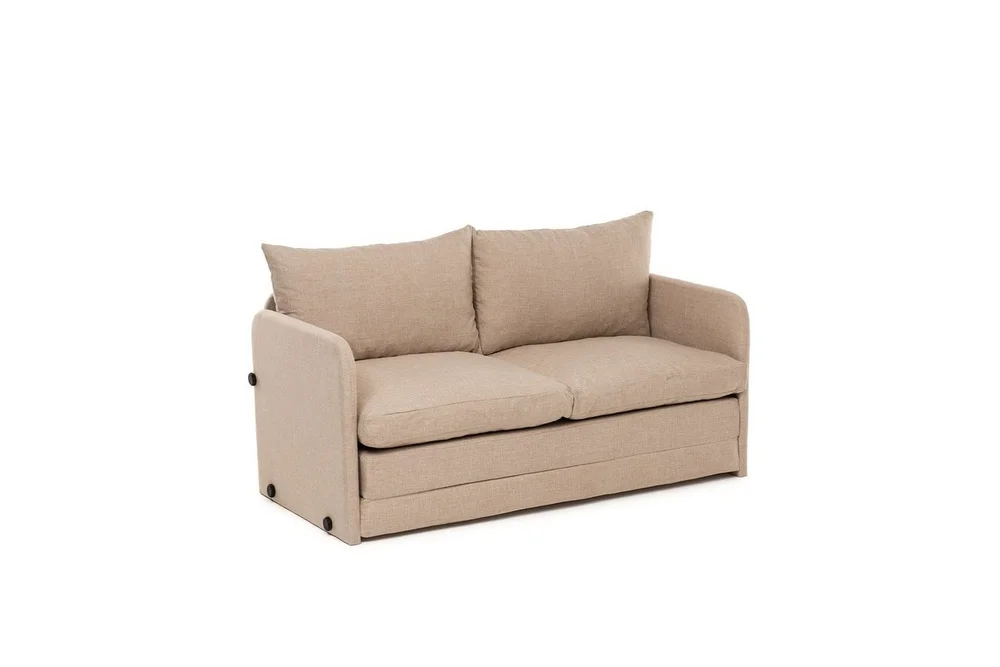 2-seters sovesofa Rubby (128 x 70 x 66 cm) Beige v:3580216 2-seters sovesofa Rubby (128 x 70 x 66 cm) Beige v:3580216