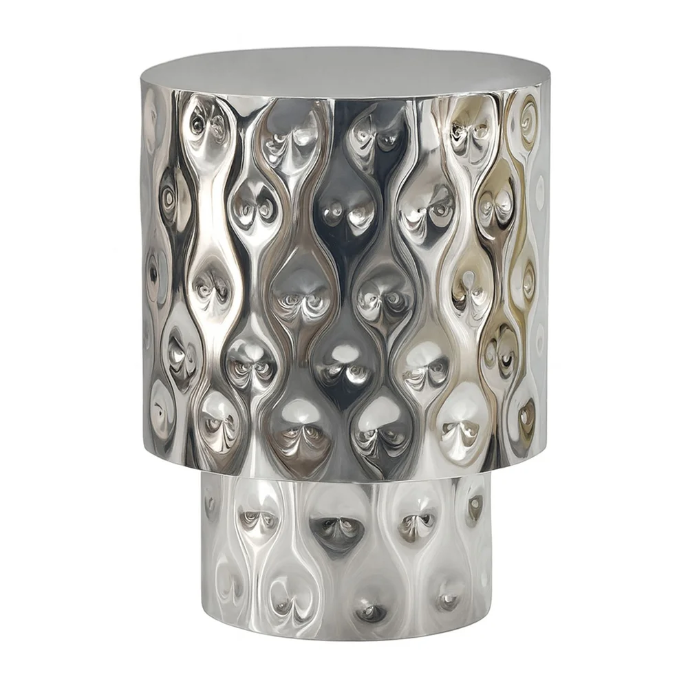 Melnor rundt sidebord 36 cm i aluminium v:5109496