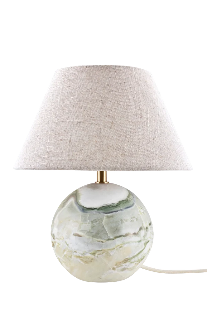 Bordlampe Castello 35 Beige travertin - Grønn - Belysning | m v:6995862