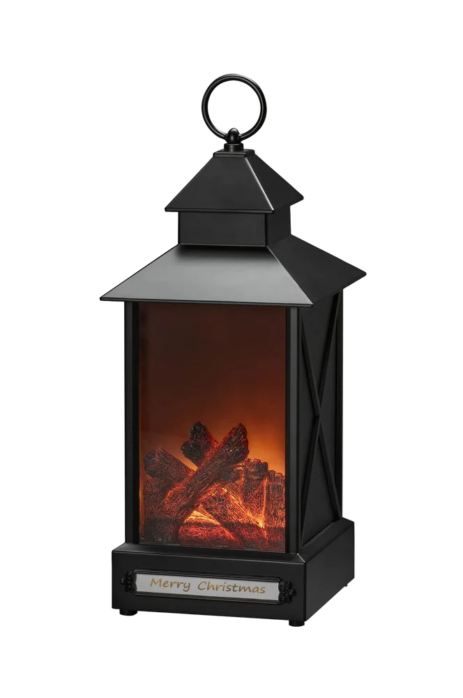B/O Liten lanterne, peis 32 cm – Svart – Dekor | m v:4160466