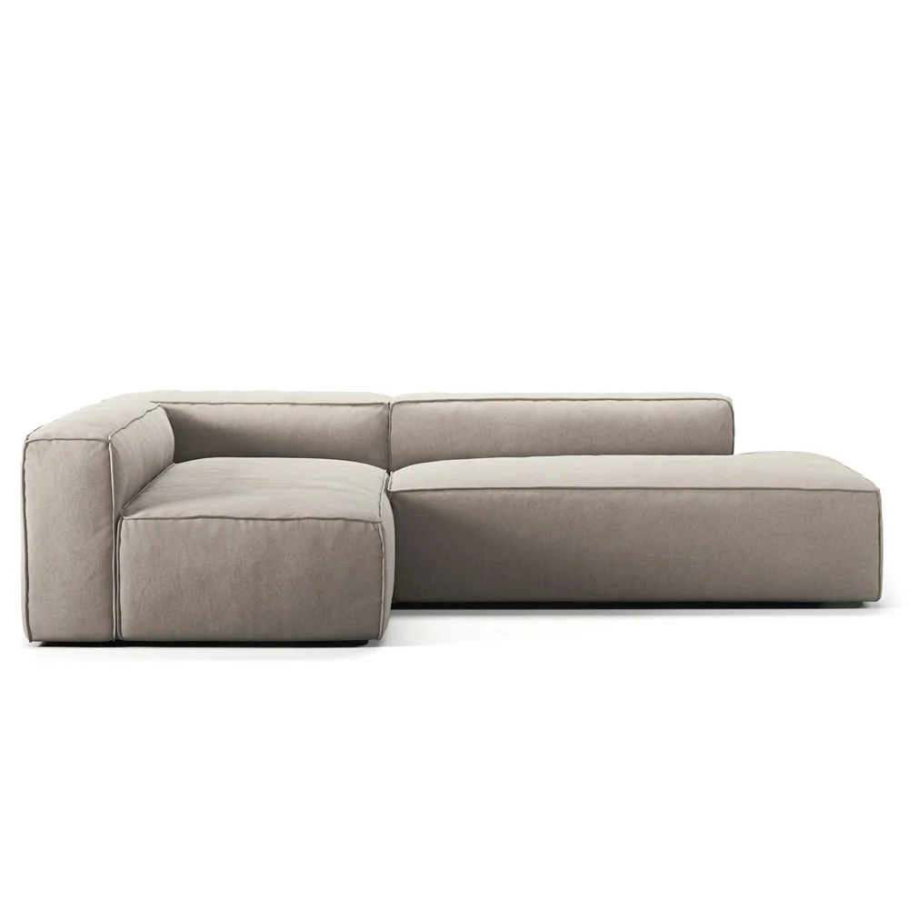 Grand Loungesofa 3-seters åpen ende Høyre, Sandshell Beige v:4190991