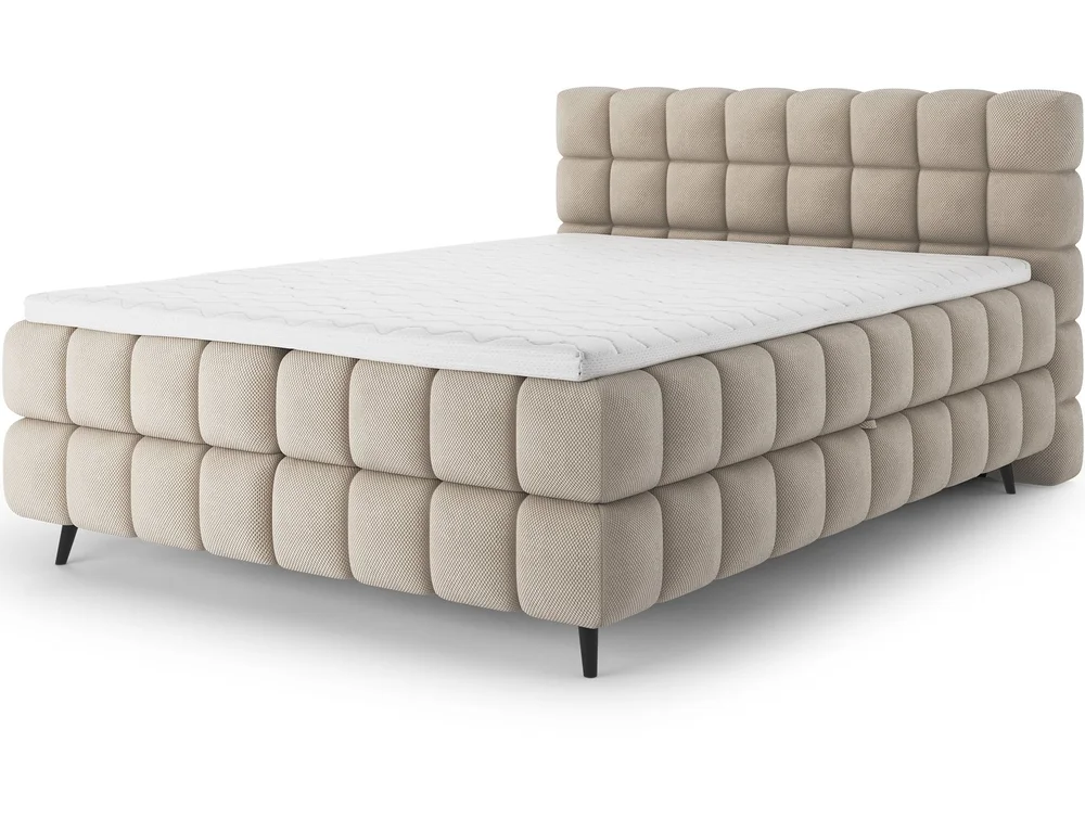Sabeno sengesett boblete kontinentalseng med oppbevaring 160x200 cm v:9052226