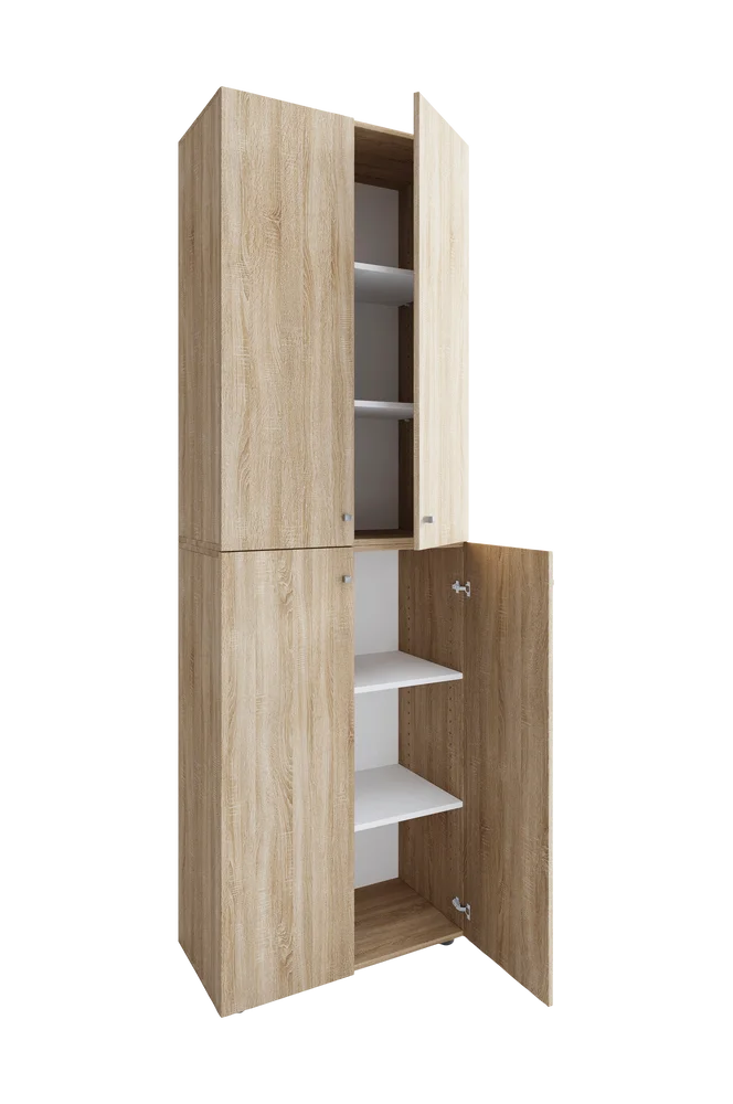 Vcm Skoskap Lona 2Xl hengslede dører - Beige m v:3070114
