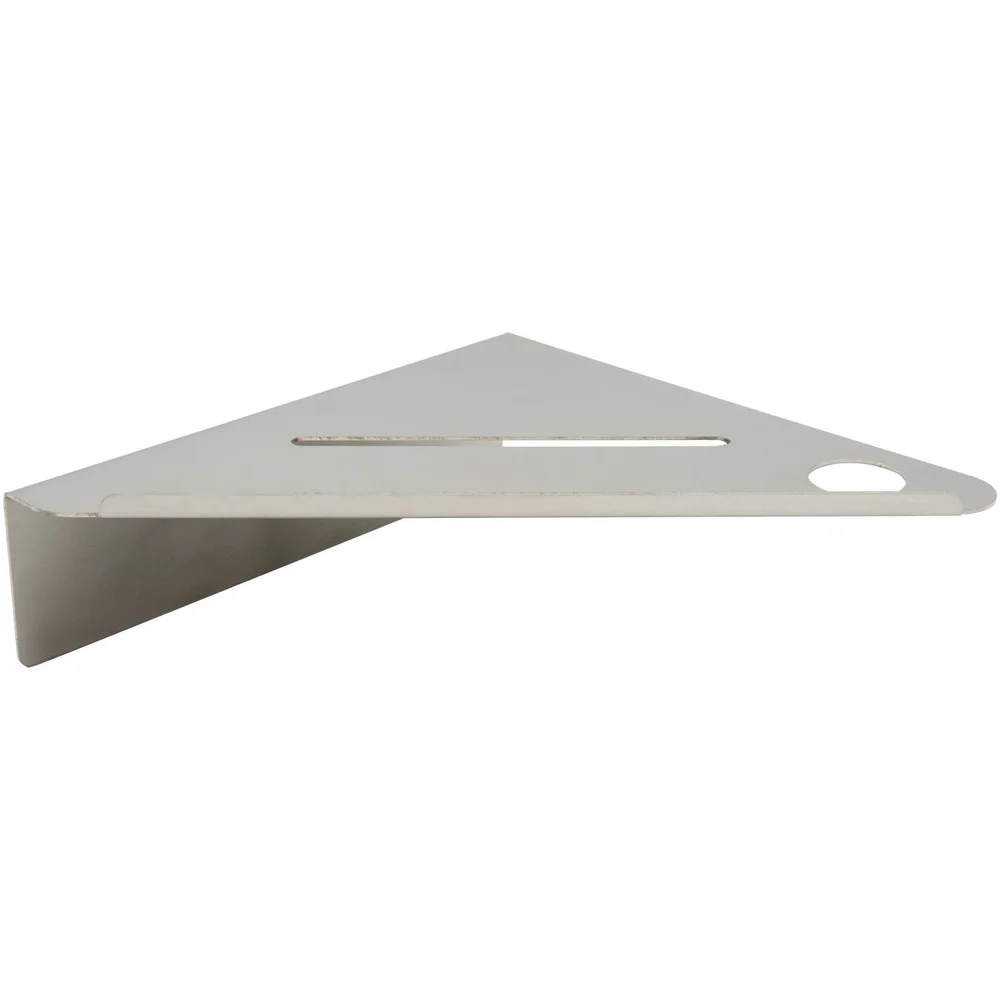Base Corner Shelf, Brushed Stainless v:815850