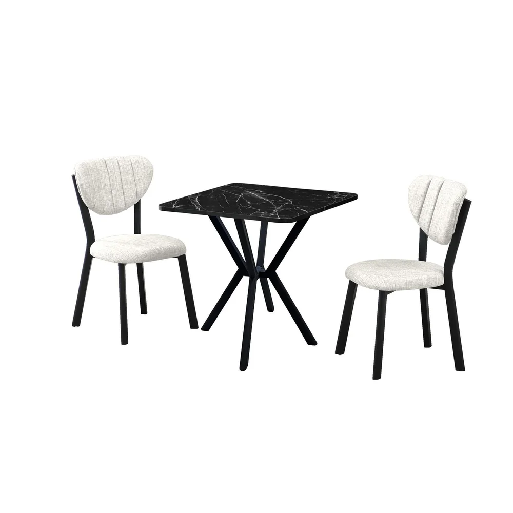 Krylor spisegruppe bord 70 cm + 2 stoler v:8057485