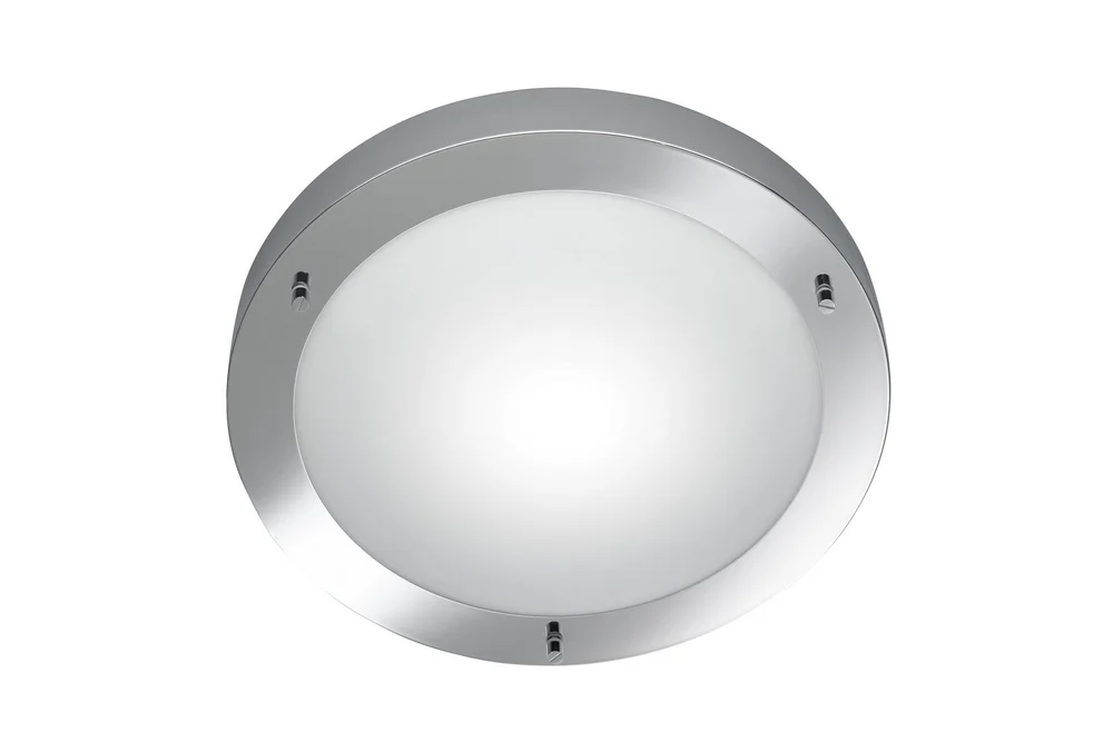 Condus H2O Plafond 1xE27 krom IP44 v:1453425 Condus H2O Plafond 1xE27 krom IP44 v:1453425