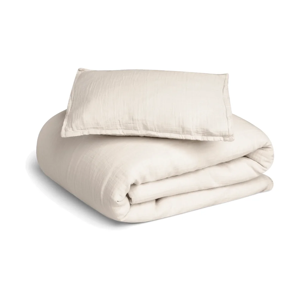 Eggshell Muslin sengesett baby v:5033915