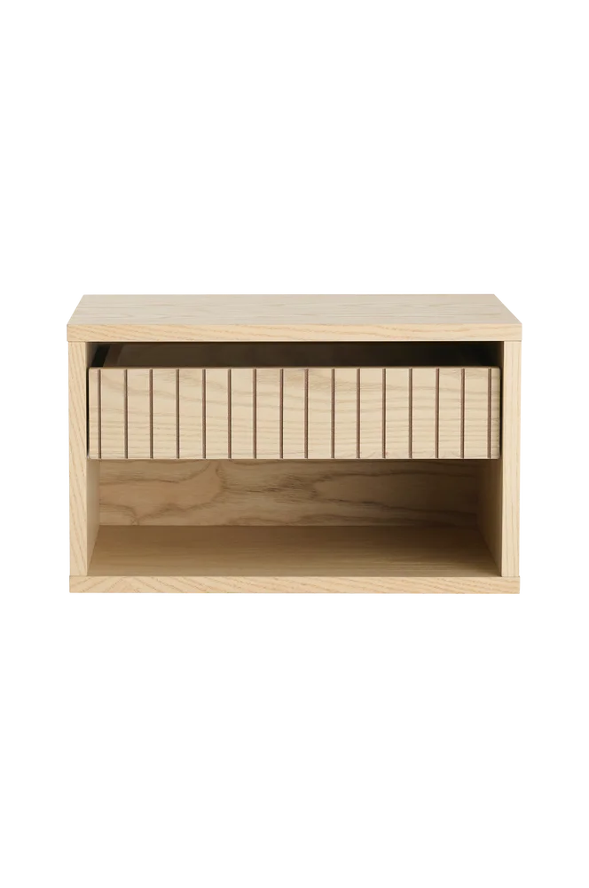 Nattbord / Vegghylle Bedsidetable/storage Roma - Natur m v:9284849