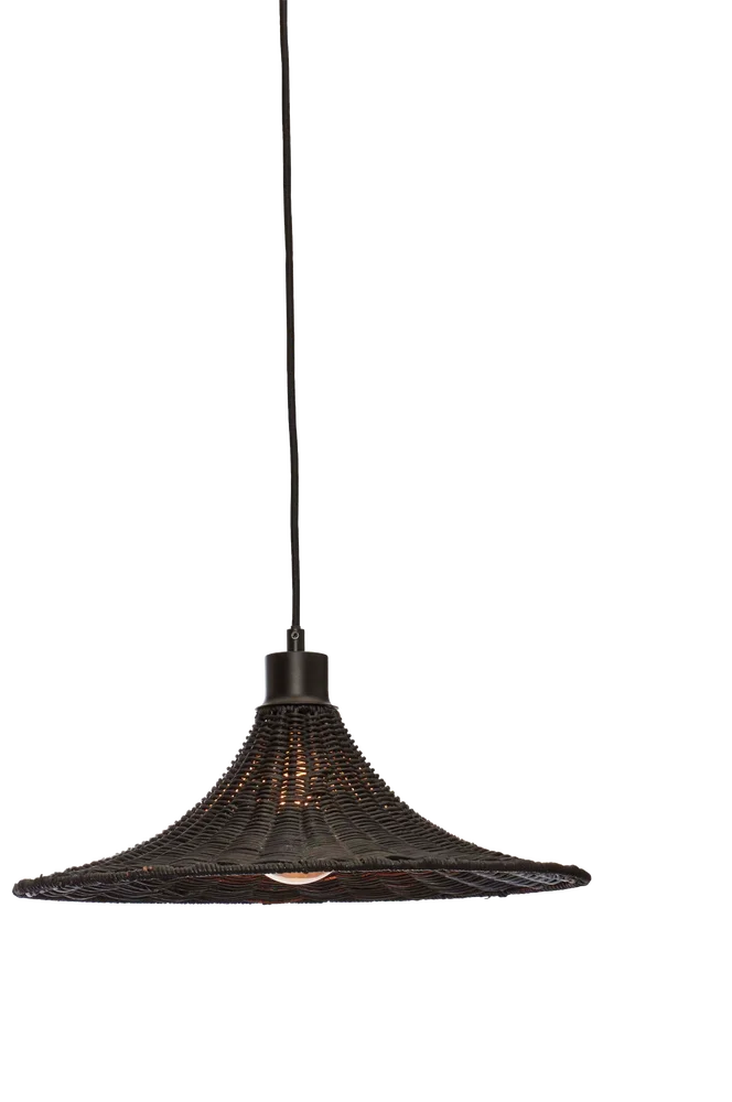 Hengende taklampe liten Borabora – Svart – Belysning | m v:407232