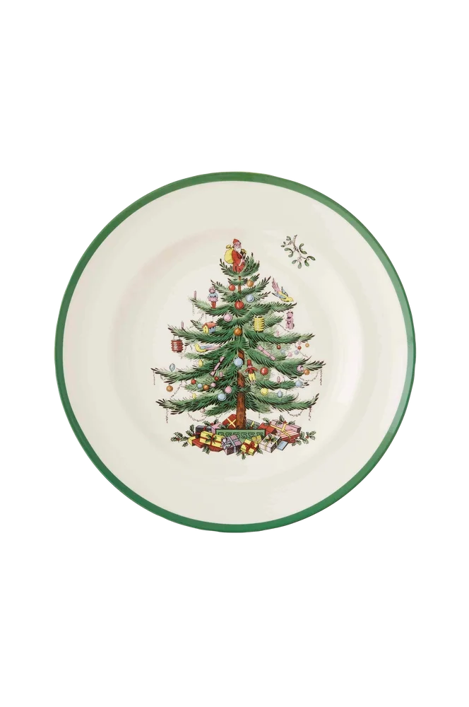Tallerken Christmas Tree diameter 27 cm - Hvit - Kjøkken & husholdning | m v:4669872