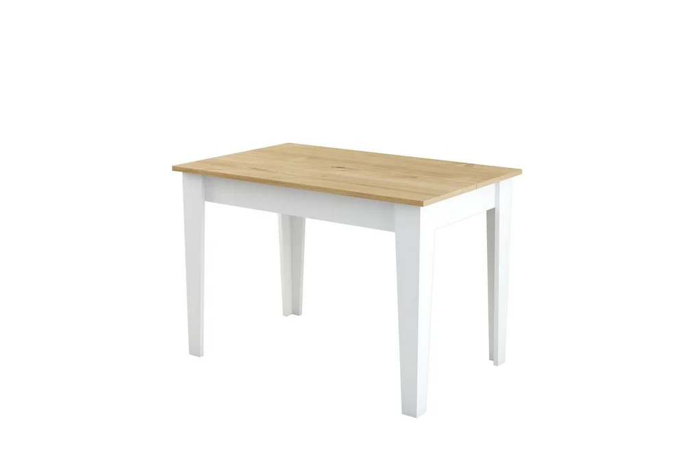 Levents Spisebord 110x72 cm Hvit/Brun v:6356410