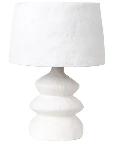 Bordlampe ARAPEY Papmaché Hvit v:6855506 Bordlampe ARAPEY Papmaché Hvit v:6855506
