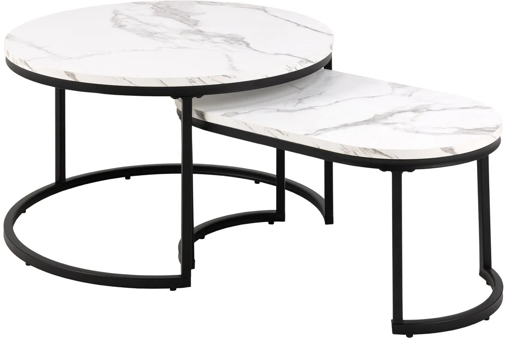 Belgrat Sofabord 70 cm Rund v:7080598