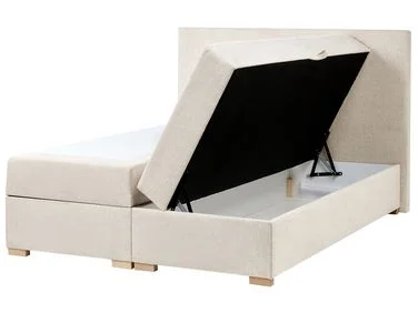 Kontinentalseng med oppbevaring MAJOR Lys beige 140 x 200 cm v:2151759 Kontinentalseng med oppbevaring MAJOR Lys beige 140 x 200 cm v:2151759