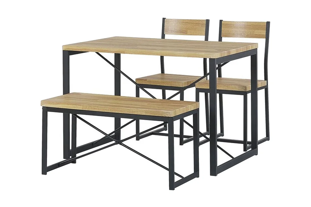 Flixton Spisegruppe 110 cm Inkl. 2 stoler + benk v:7442925