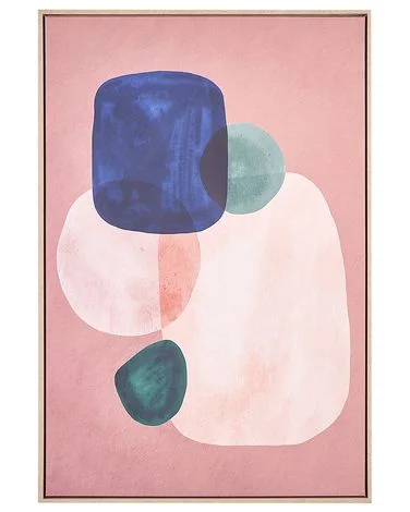 Lerret ADELFIA 63 x 99 cm Abstrakt motiv Flerfarget v:6560133
