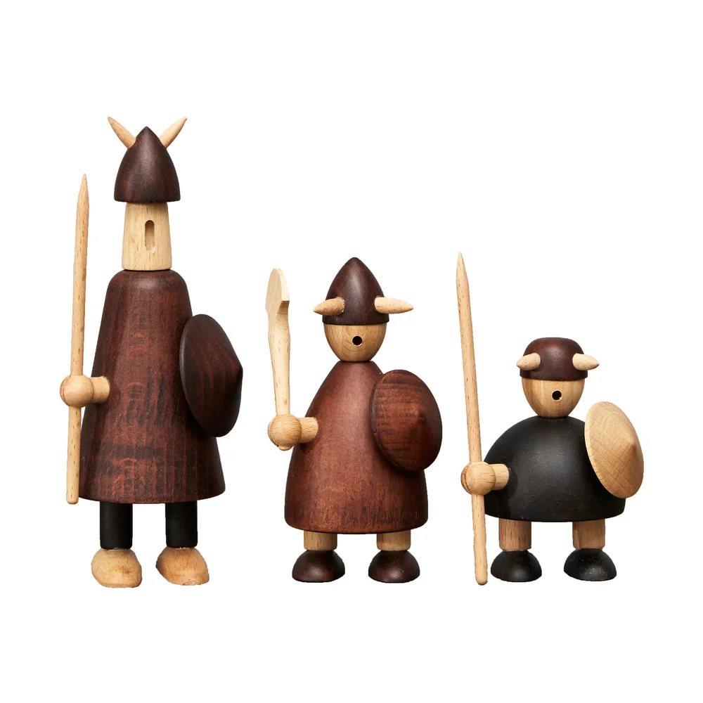The vikings of Denmark trefigur 3 deler v:3517735 The vikings of Denmark trefigur 3 deler v:3517735