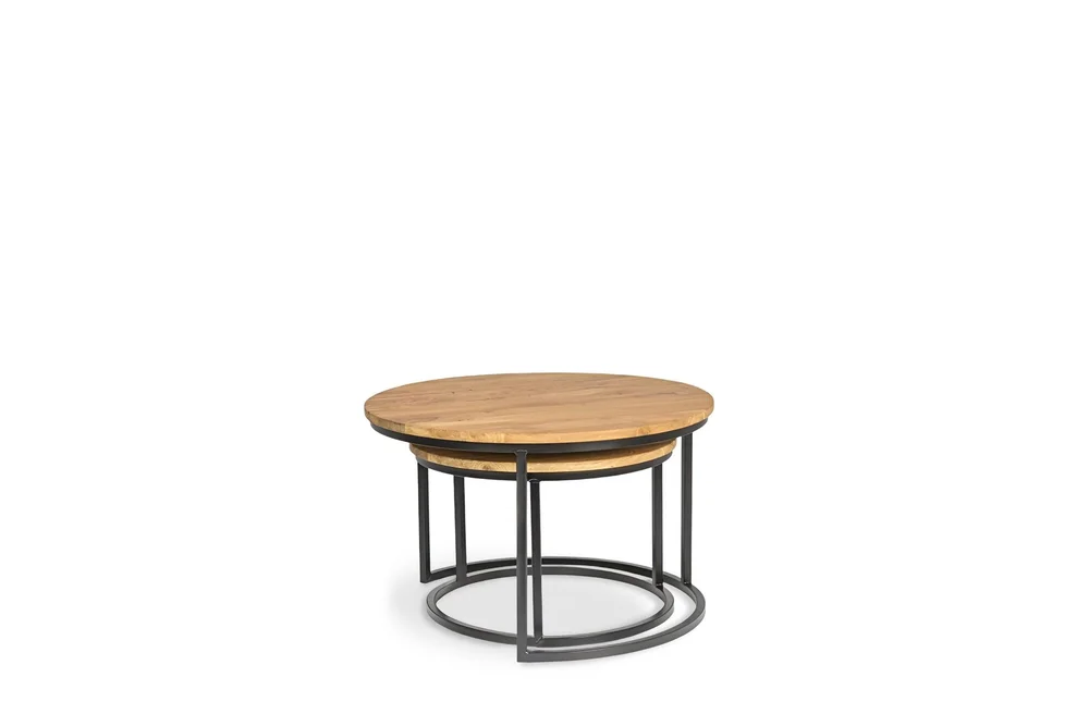Newport Satsbord 75 cm Rundt i heltre v:7792318