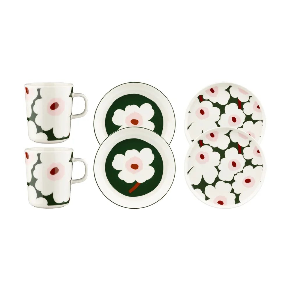Unikko middagsett 6 deler v:760977