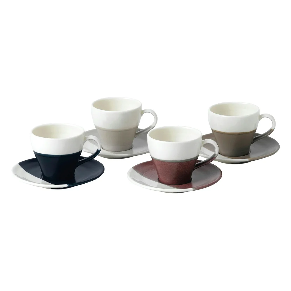 Coffee Studio Espresso Kopper Med Skål, 4-pk v:5284993 Coffee Studio Espresso Kopper Med Skål, 4-pk v:5284993