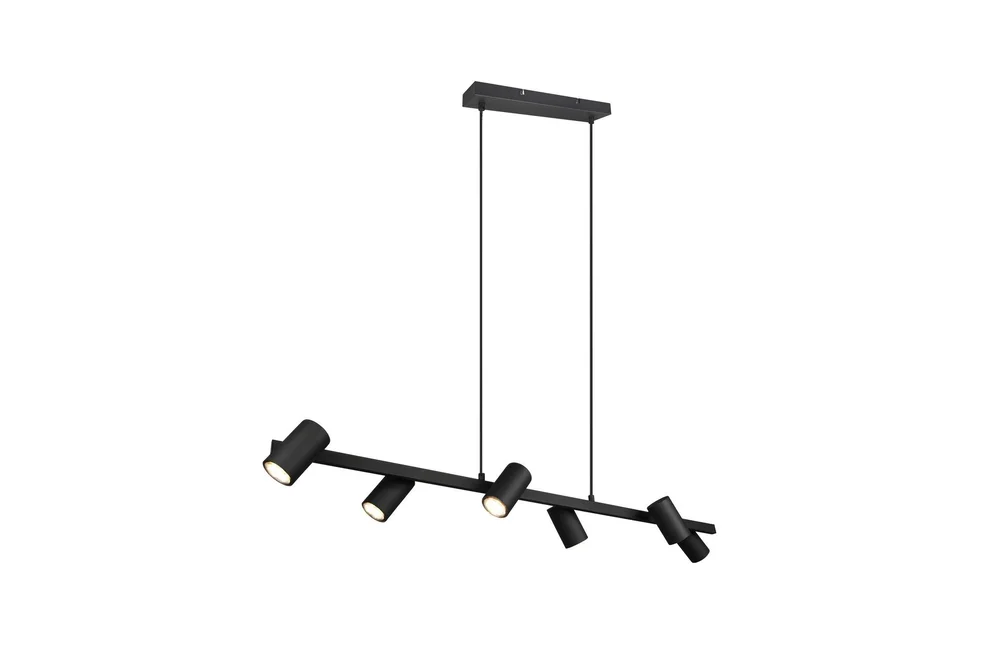 Marley Hengelampe 115 cm 6-deler Mattsvart v:8379328