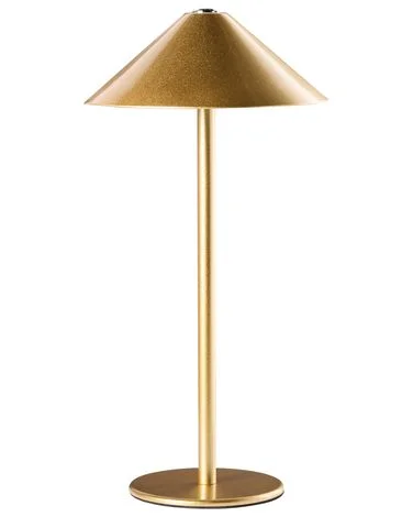 Trådløs LED-bordlampe MODJO Med dimmer Metall Gull v:9549231