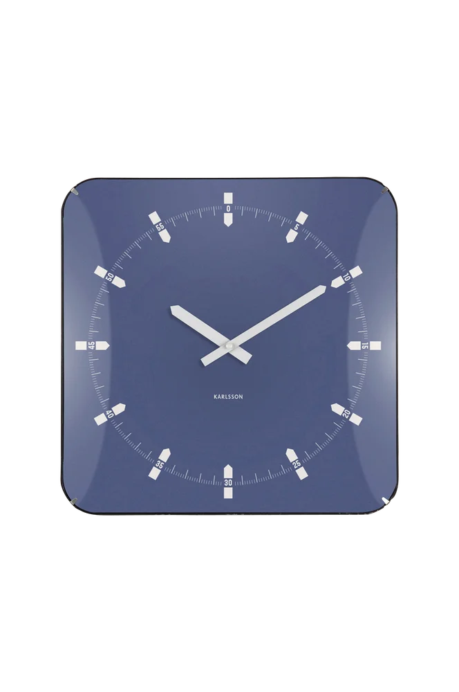 Veggklokke Sucinto Dome - Blå - Dekor | m v:5629688